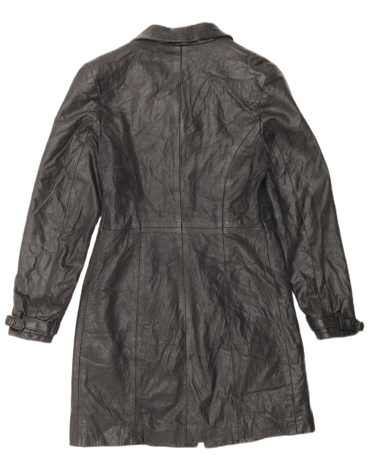 Vimapel Manteau en cuir pour femme UK 10 Petit Noir Classique