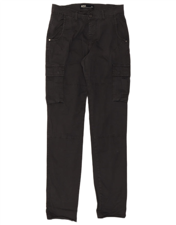 Pantalon Cargo Slim Homme Rifle W32 L33 Gris Coton