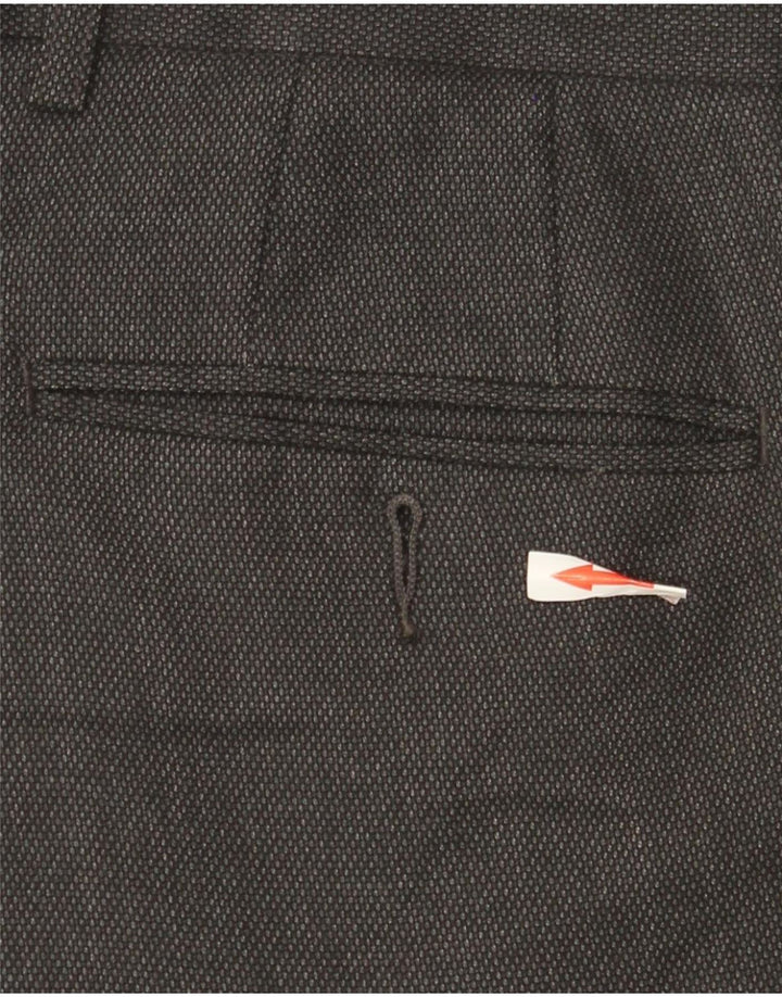 Marks & Spencer Pantalon de Costume Slim Homme W32 L29 Gris Polyester