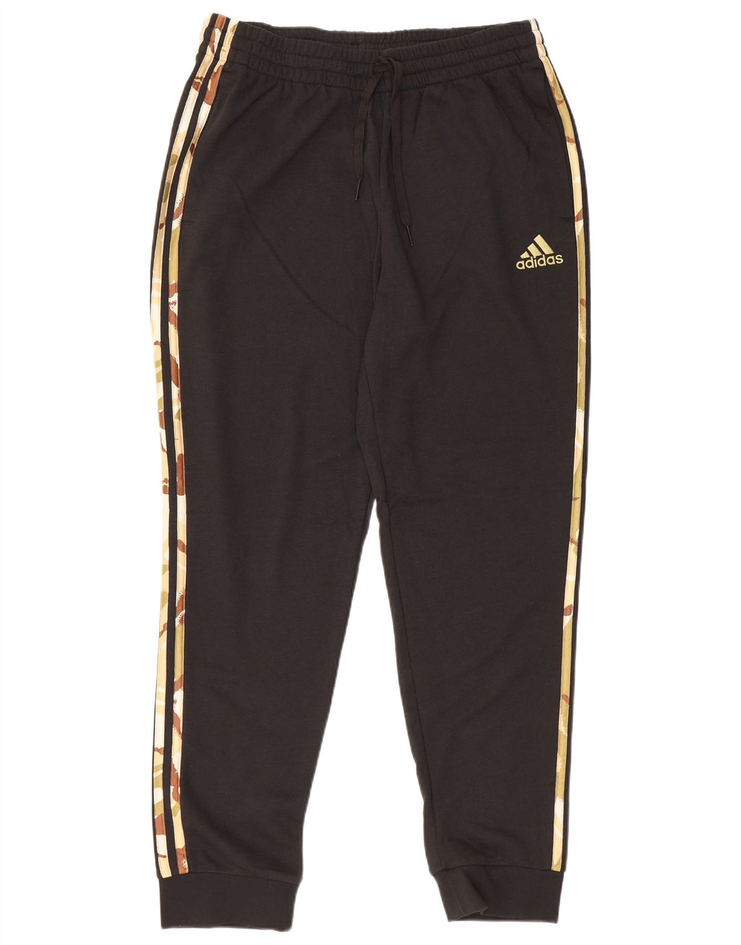 ADIDAS Pantalon de Survêtement Homme Joggers Large Noir Camouflage Coton