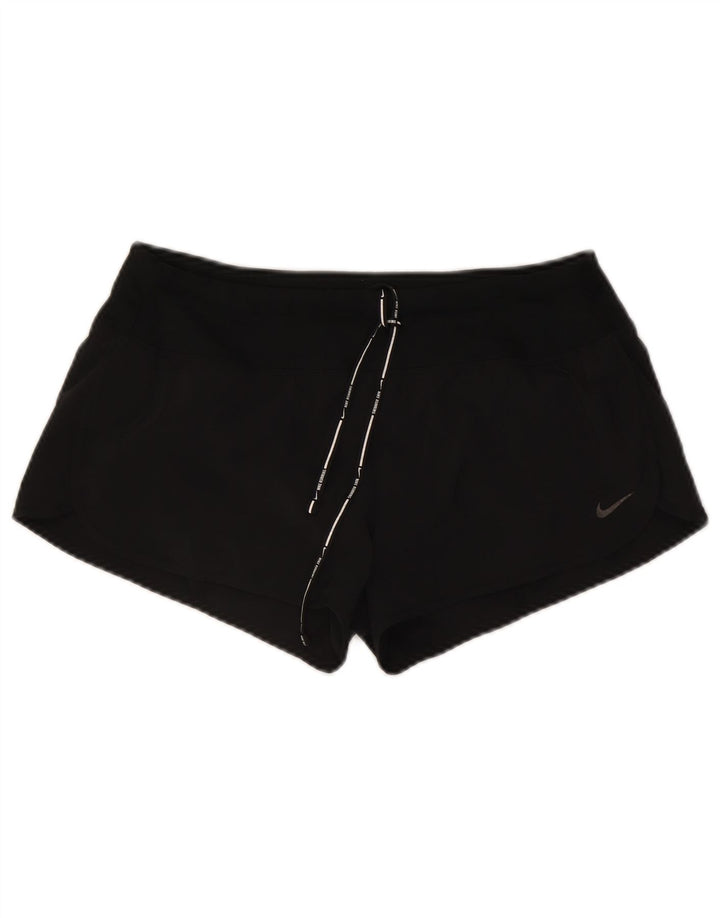 Nike Short de sport Dri Fit pour femme UK 14 Noir moyen