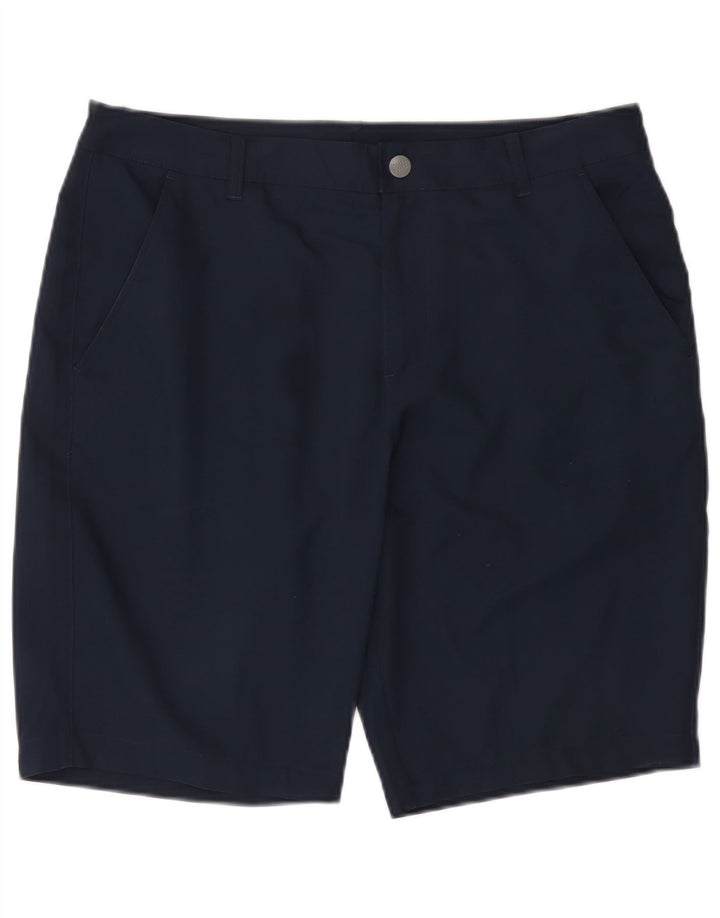 Puma Short Chino Homme W34 Large Bleu Marine Polyester