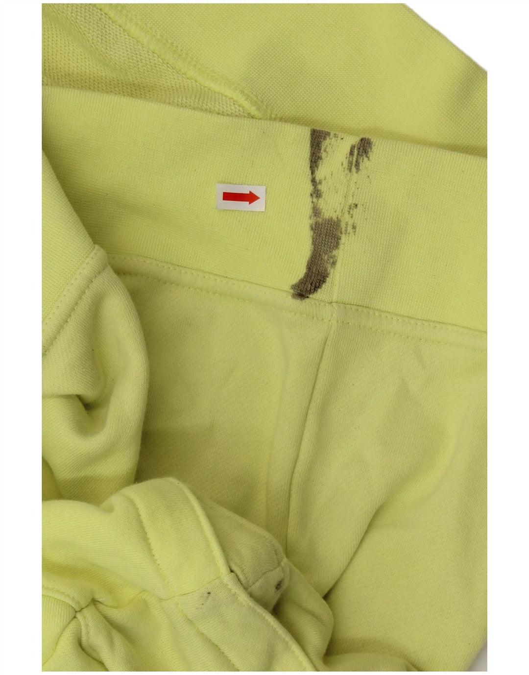 ADIDAS Pull à capuche surdimensionné à manches courtes pour femme UK 28/30 3XL Jaune