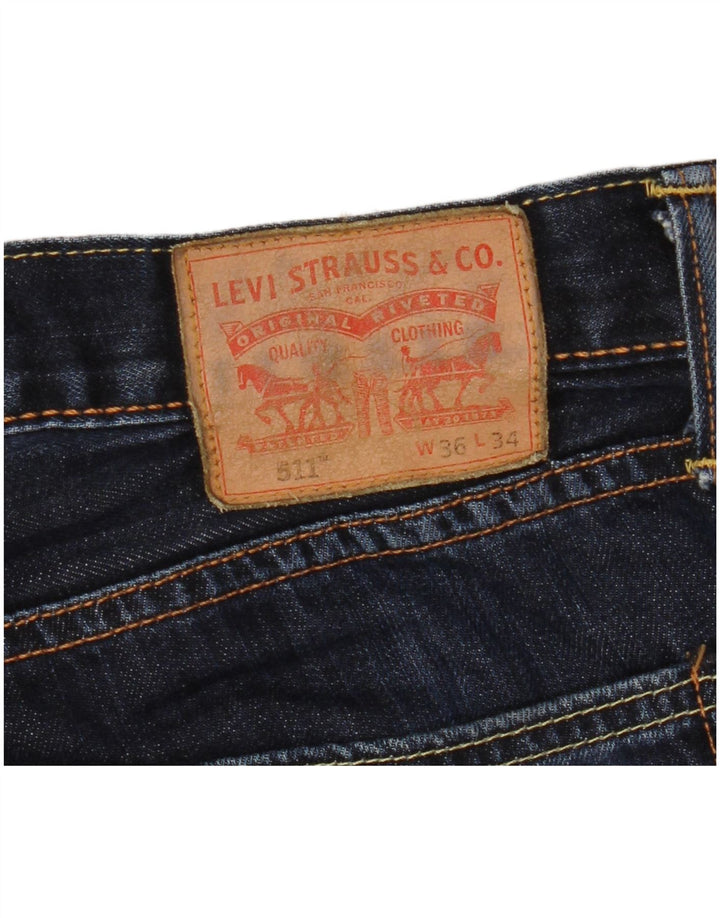 LEVI'S Jean Slim 511 Homme W36 L29 Bleu Marine