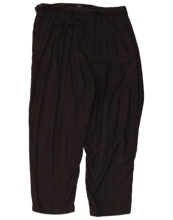 Marks & Spencer Pantalon court autographe pour femme UK 20 2XL W40 L25 Noir