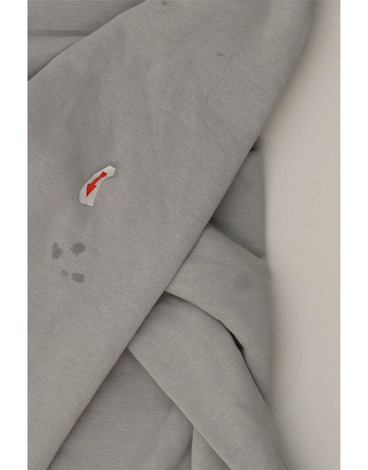Nike Sweat-shirt graphique pour homme en coton color block Gris Taille L