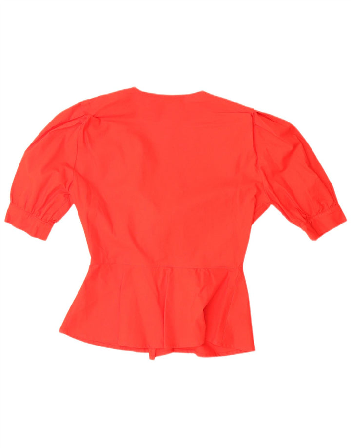 vintage Femme 2 Pièces Jupe Ensemble IT 42 Moyen W28 Rouge