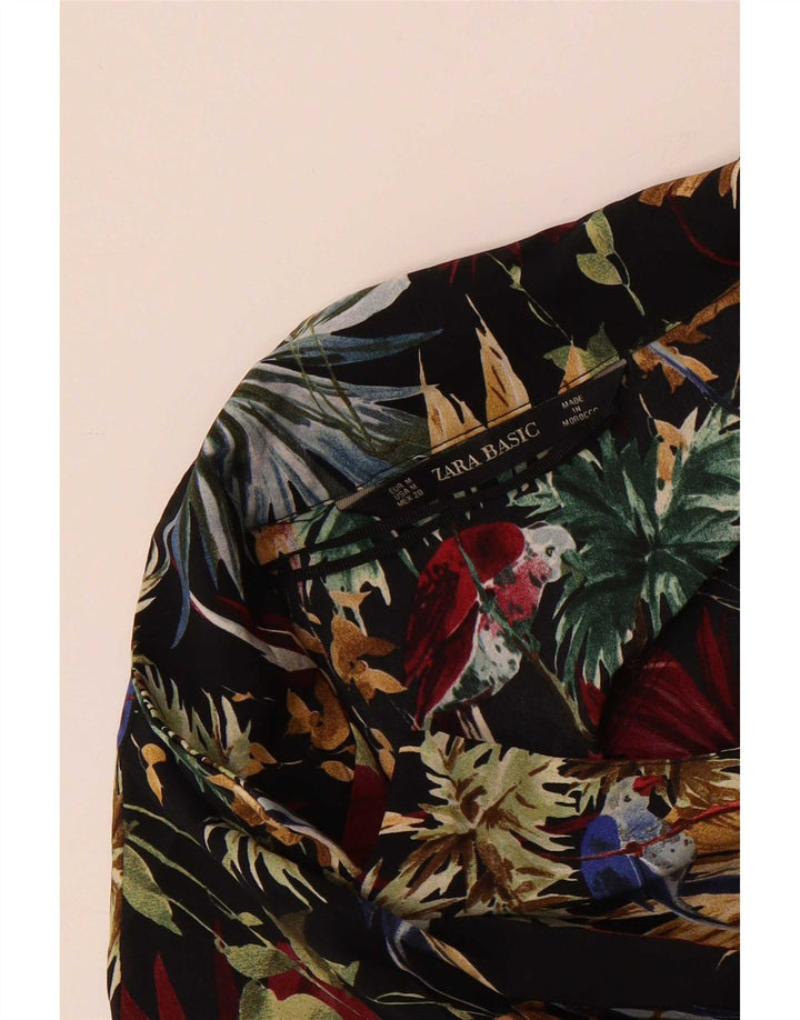 Zara Combinaison Femme UK 14 Medium Multicolore Floral Hawaïen