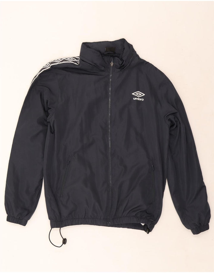 UMBRO Veste de survêtement graphique à capuche pour homme Petit bleu marine Polyester