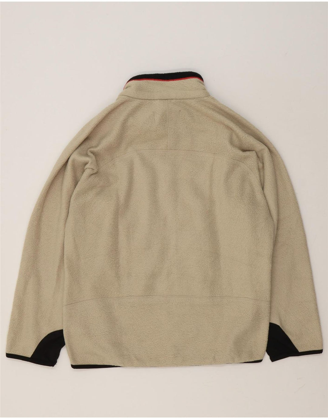 Fila Veste polaire pour homme UK 36 Small Beige Colourblock Polyester