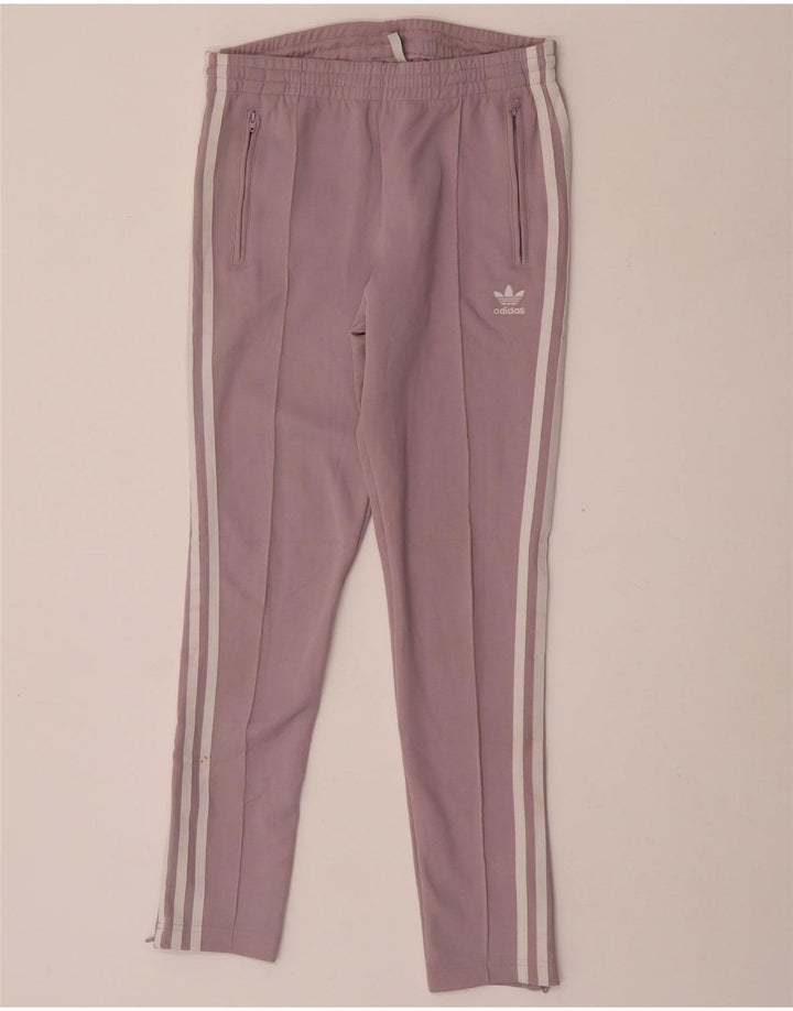 Adidas Pantalon de survêtement pour femme UK 8 Small Violet Polyester