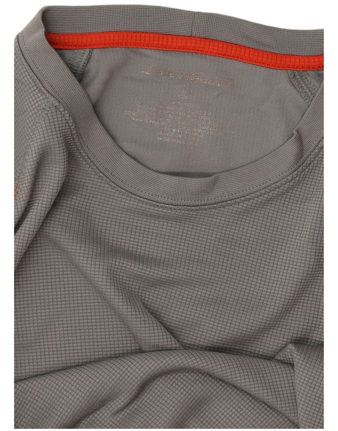 EDDIE BAUER T-Shirt Homme Haut Large Gris Colorblock Polyester