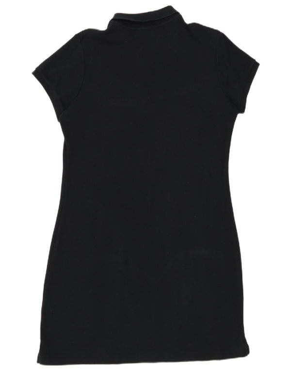Ralph Lauren Womens Polo Dress UK 16 Large Black Cotton