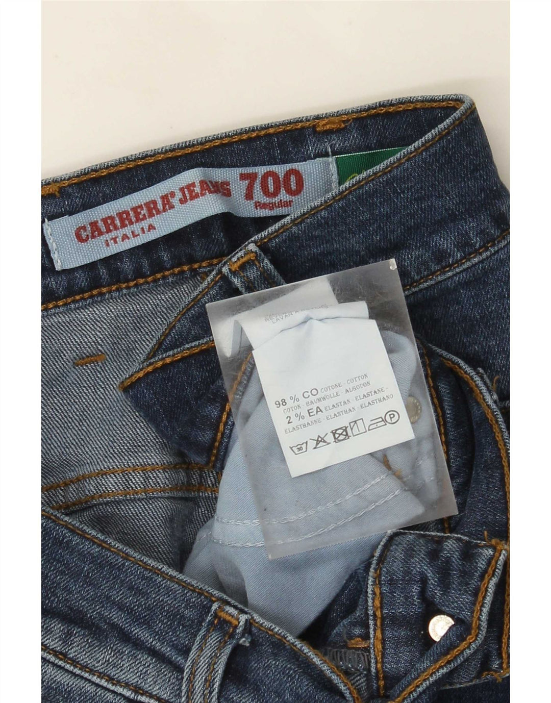 Carrera Jean Droit 700 Regular W36 L34 Homme Bleu Coton