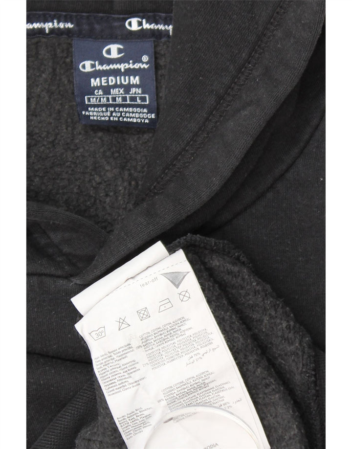 CHAMPION Pull à capuche pour homme en coton noir moyen