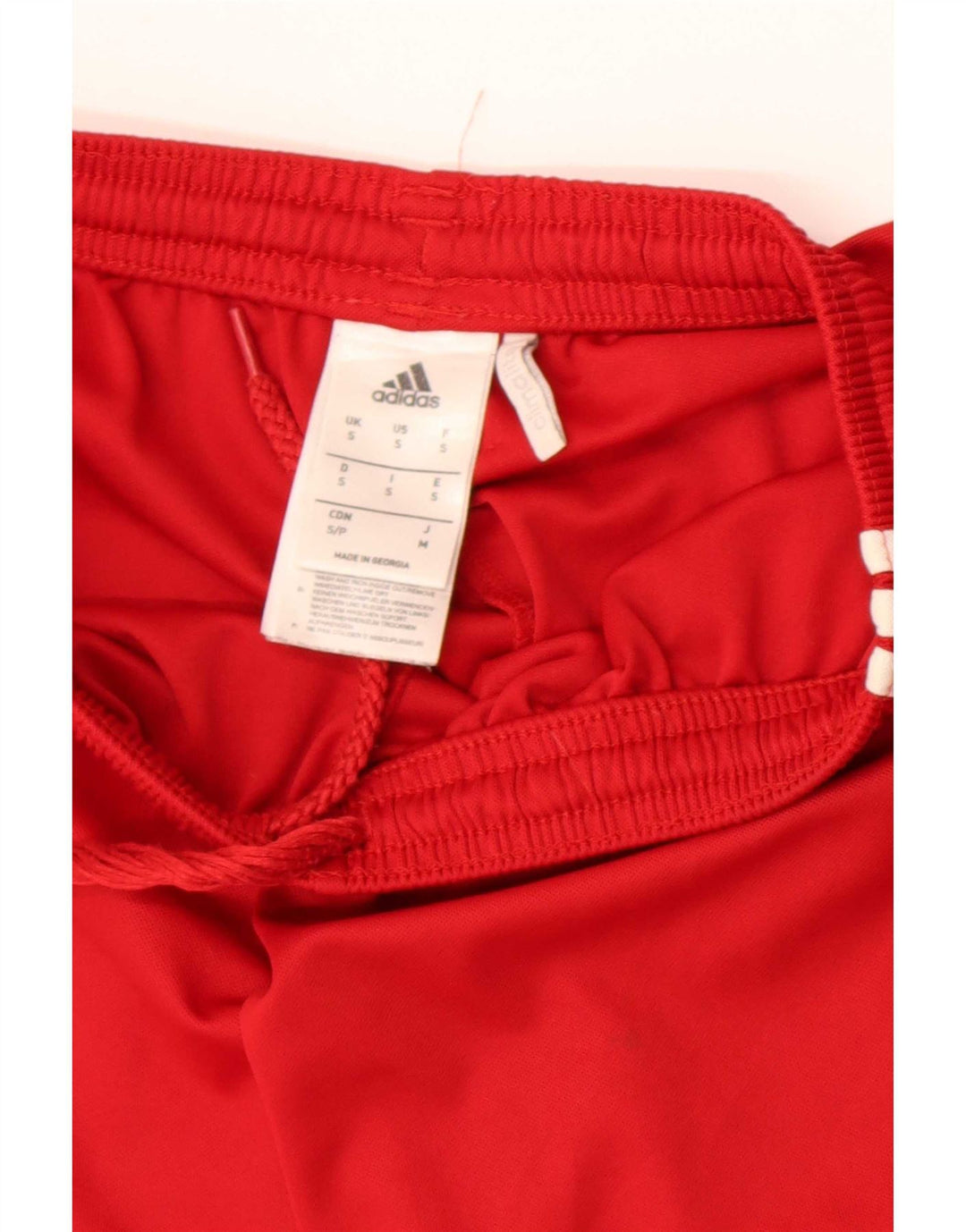 Adidas Short de sport Climalite pour homme, petit, rouge, polyester