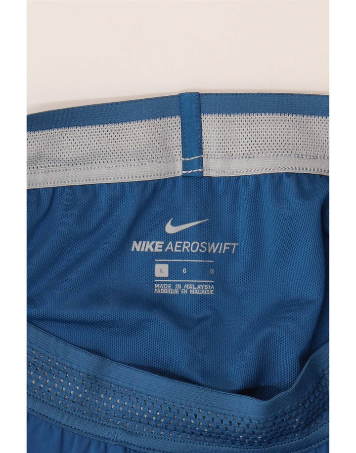 Nike Short de sport pour homme en nylon bleu moyen