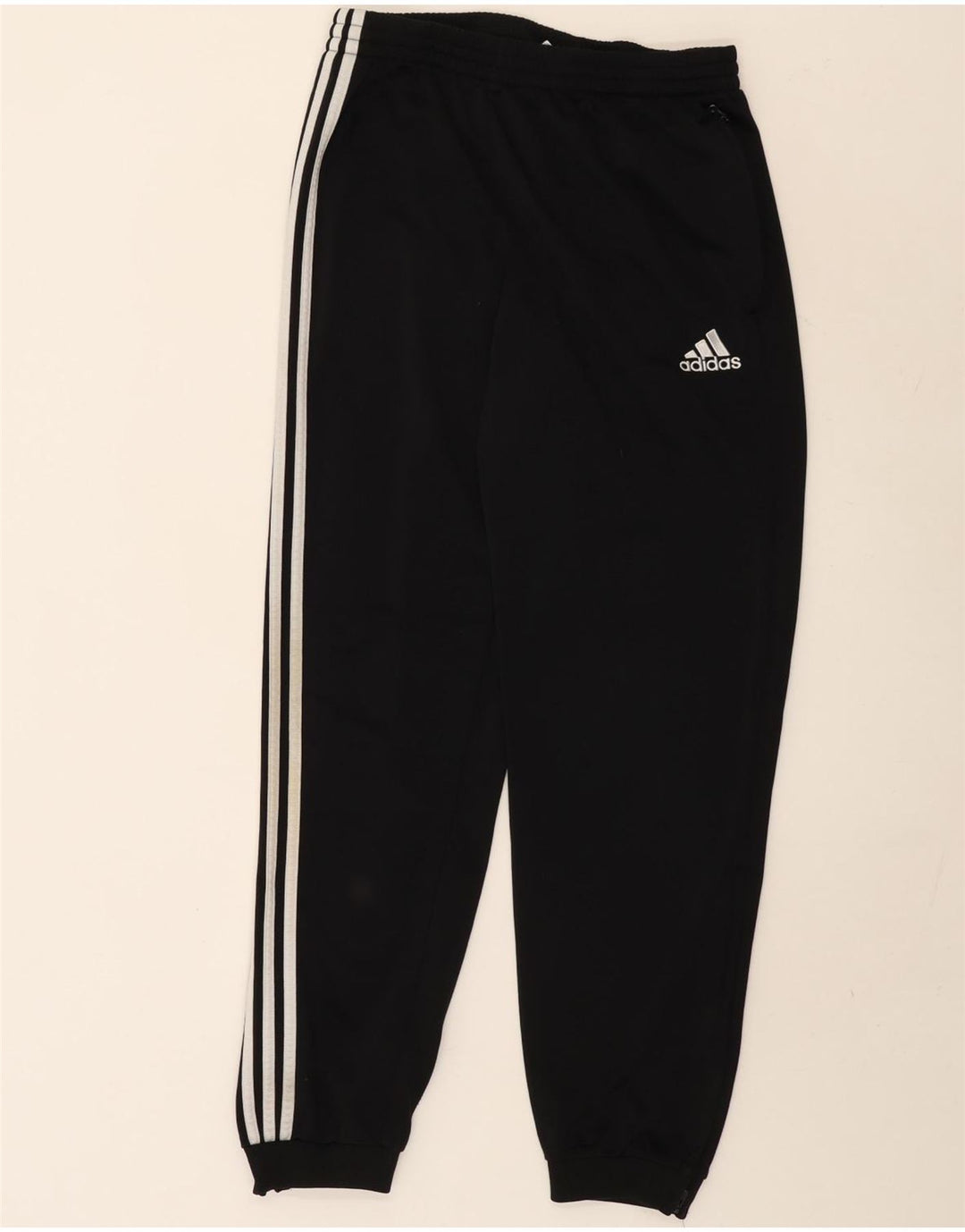 Adidas Pantalon de survêtement pour femme Joggers UK 40/42 Polyester noir moyen