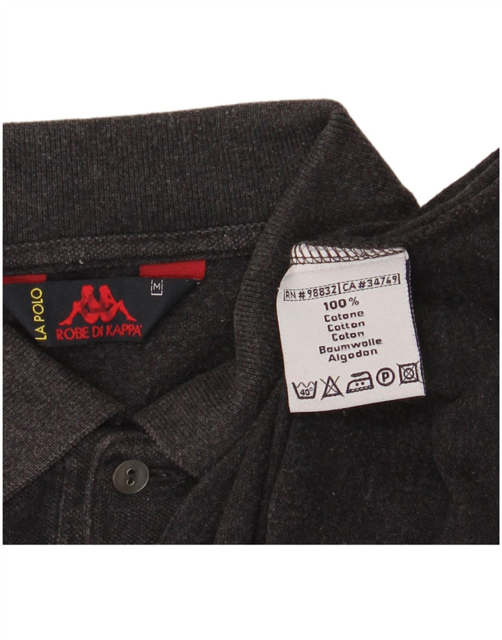 KAPPA Polo Homme Gris Moyen Coton