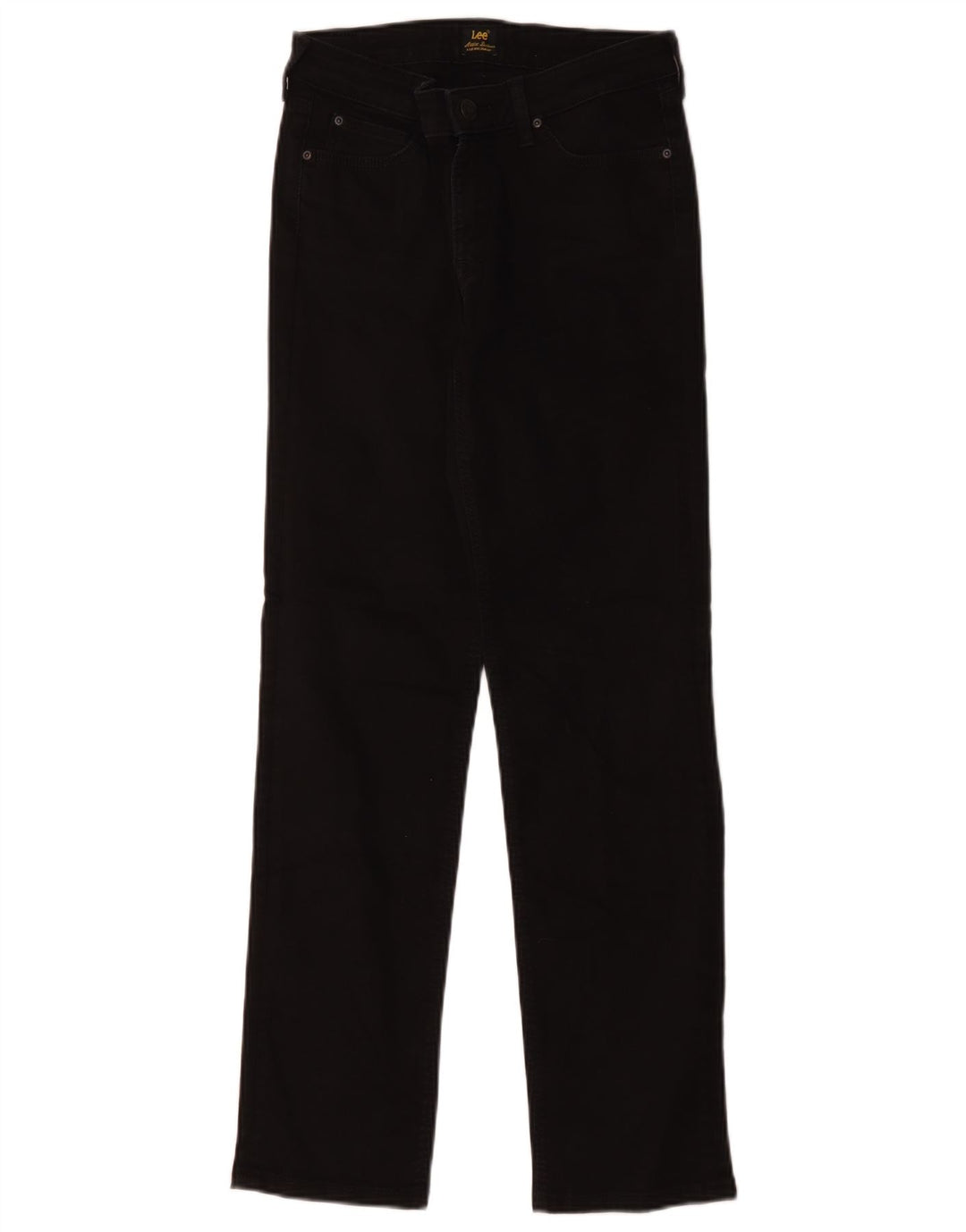 Lee Jean Droit Marion Femme W29 L28 Coton Noir