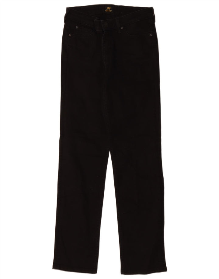 Lee Jean Droit Marion Femme W29 L28 Coton Noir