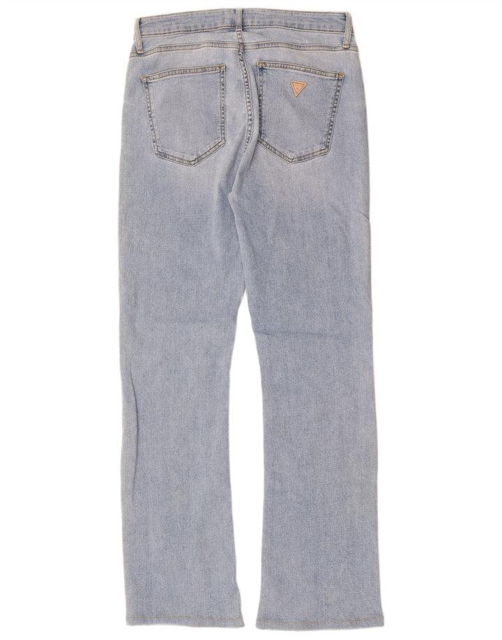 GUESS Jean évasé sexy pour femme W30 L31 Bleu
