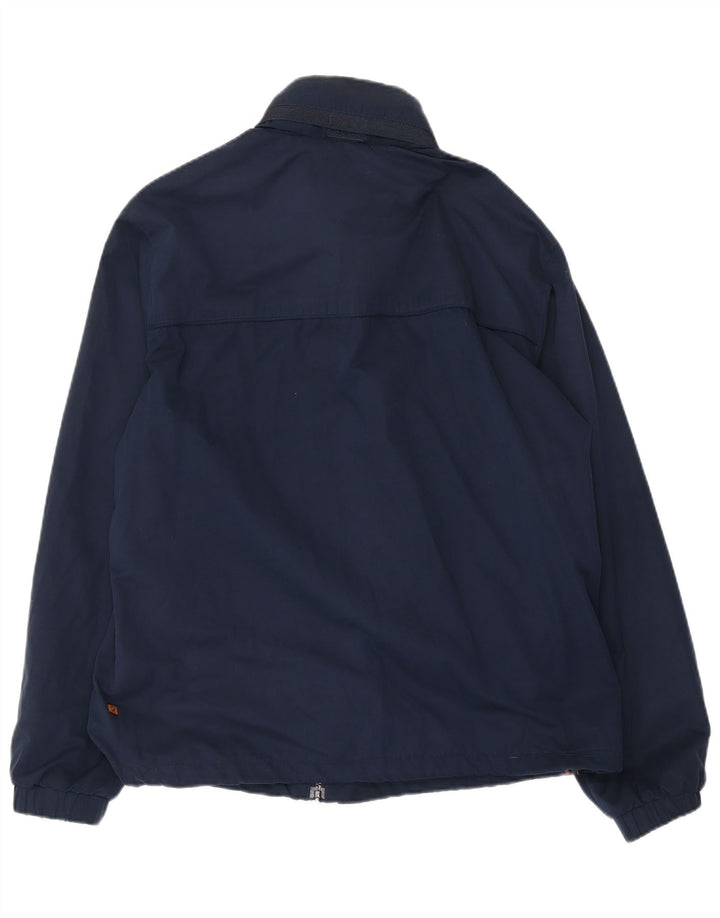 Farah Veste de pluie à capuche pour homme UK 40 Large Bleu marine
