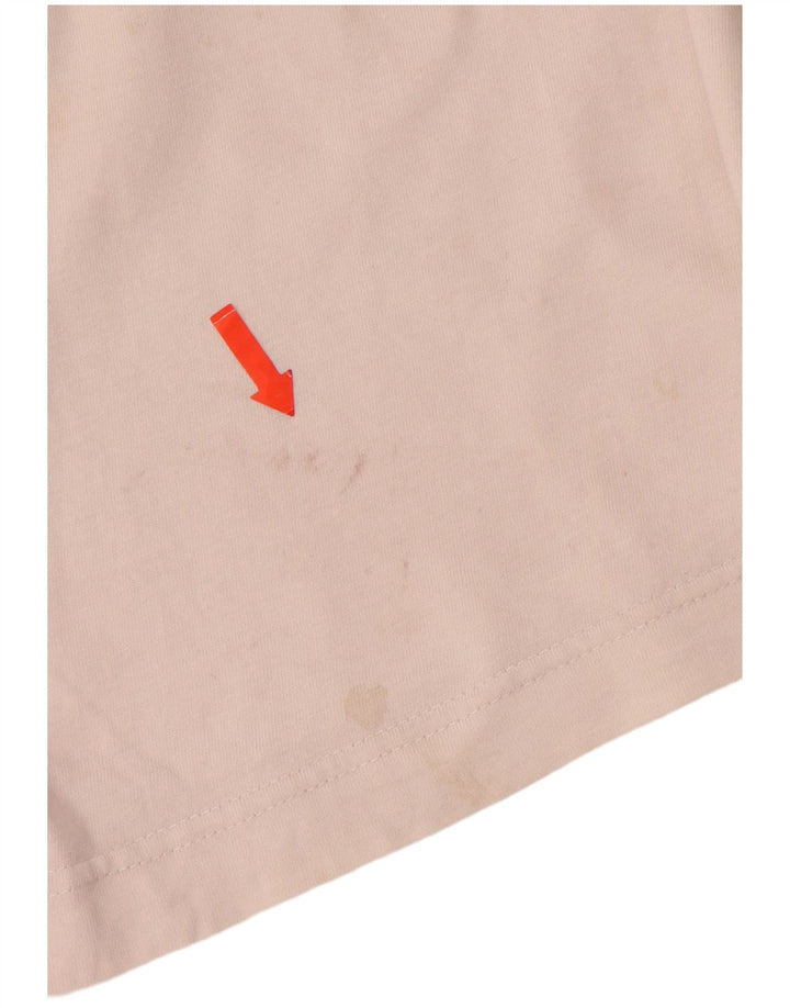 PUMA T-Shirt Graphique Top XS Homme Blanc Colorblock