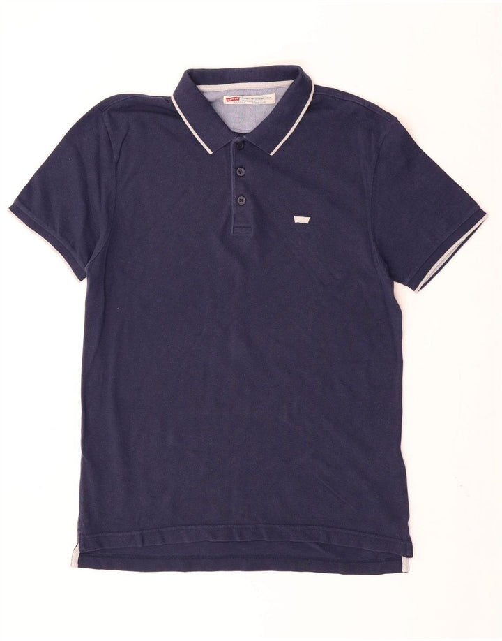 LEVI'S Polo Coupe Standard Coupe Standard Homme Bleu Marine Moyen Coton