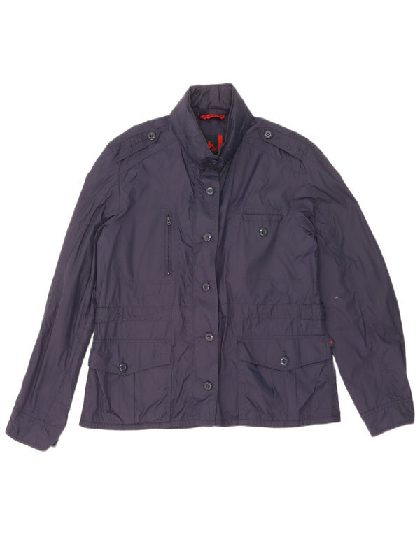 KAPPA Veste militaire à capuche pour femme UK 18 XL Bleu marine Polyamide