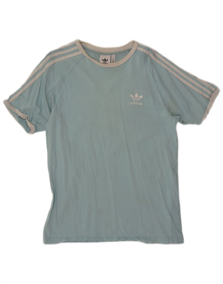 ADIDAS T-Shirt Homme Bleu Moyen Coton