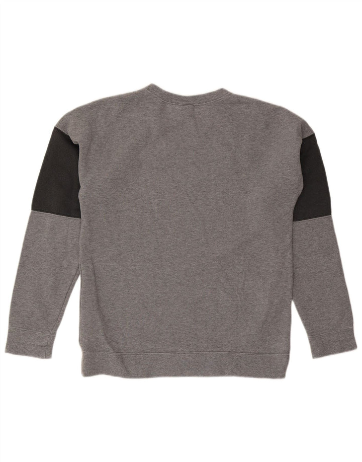 Nike Sweat-shirt graphique pour homme en coton color block Gris Taille S