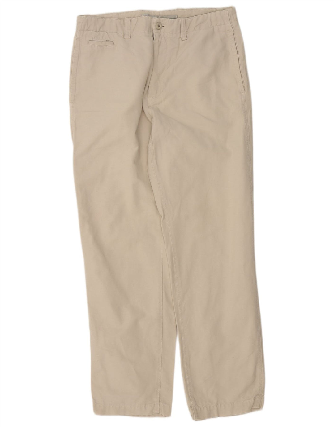 Massimo Dutti Pantalon chino droit pour homme EU 40 Medium W31 L30 Beige