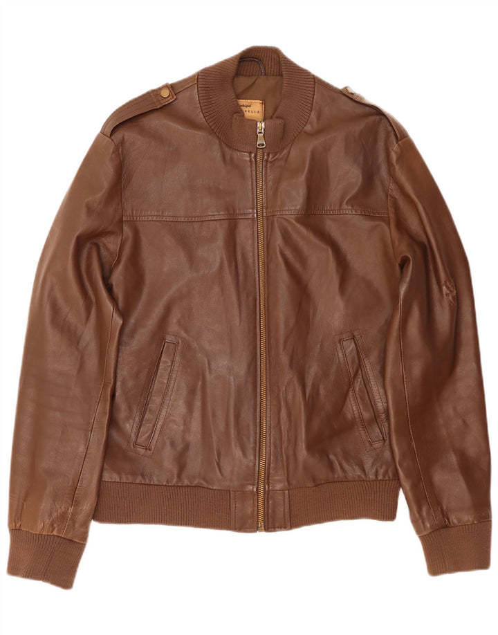 Conbipel Veste en Cuir Homme IT 52 Grand Cuir Marron