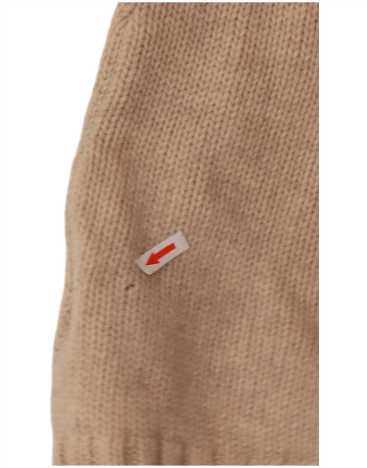 White Stuff Cardigan long à capuche pour femme Beige moyen UK 12