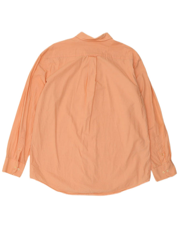 Izod Mens Shirt Large Orange