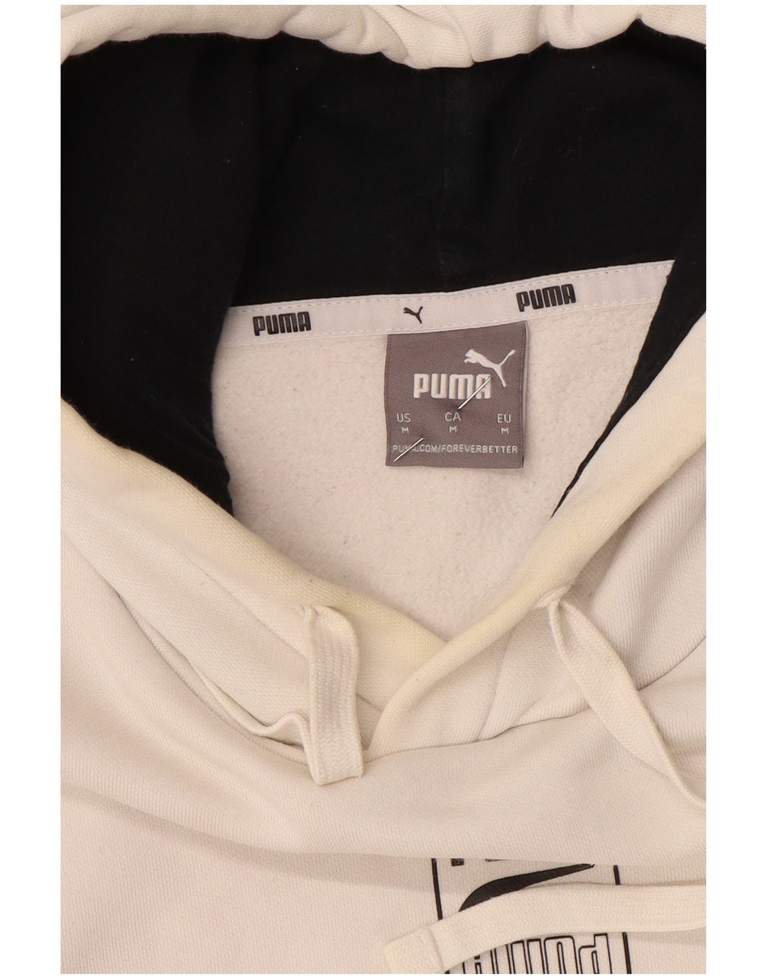 Puma Sweat à Capuche Graphique Homme Blanc cassé Colourblock