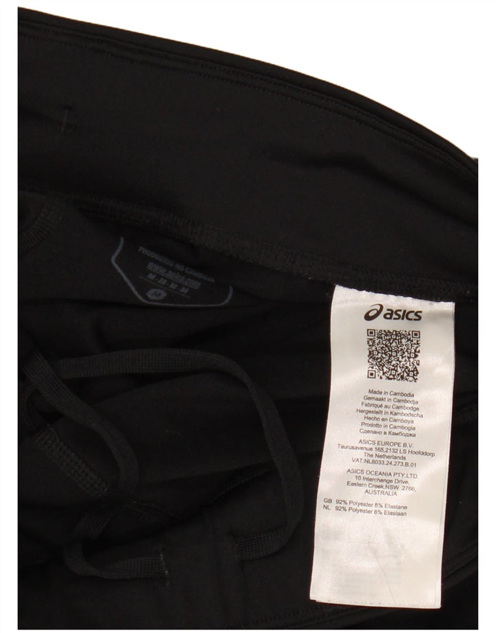 Asics Leggings Capri Femme UK 42 Polyester Noir Moyen
