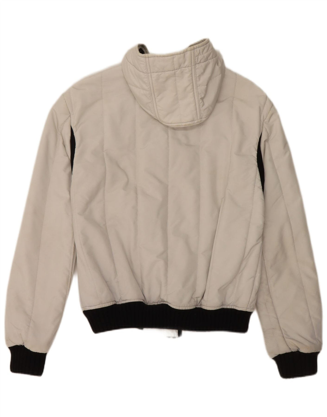 REFRIGIWEAR Veste Bomber à Capuche Femme UK 14 Medium Blanc Polyamide