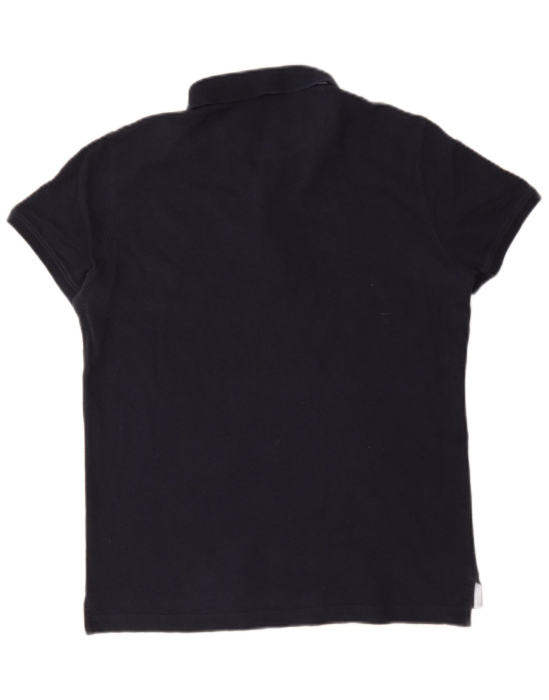 Massimo Dutti Polo coupe décontractée pour homme en coton bleu marine moyen
