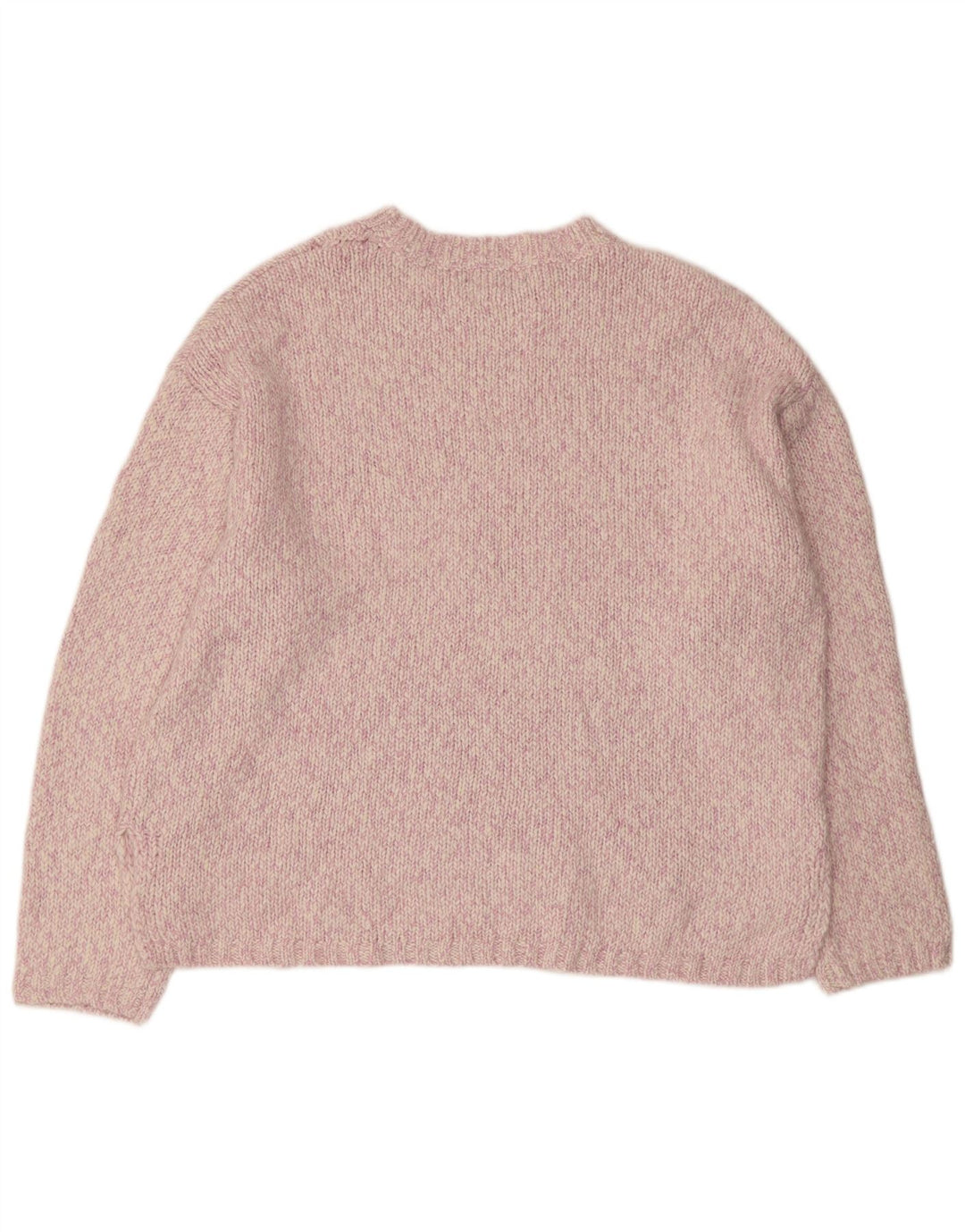 MARKS & SPENCER Pull à col rond pour femme UK 18 XL Rose moucheté