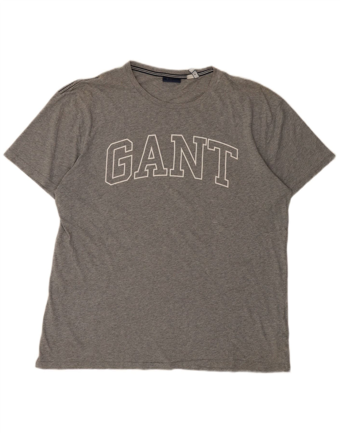 Gant T-Shirt Graphique Homme Gris Large Coton