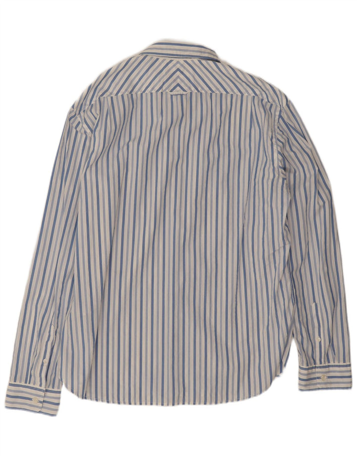 Dockers Chemise Homme XL Bleu Rayure Coton