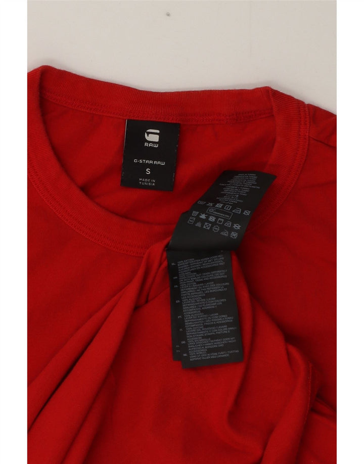 G-Star Homme T-Shirt Top Petit Rouge Coton