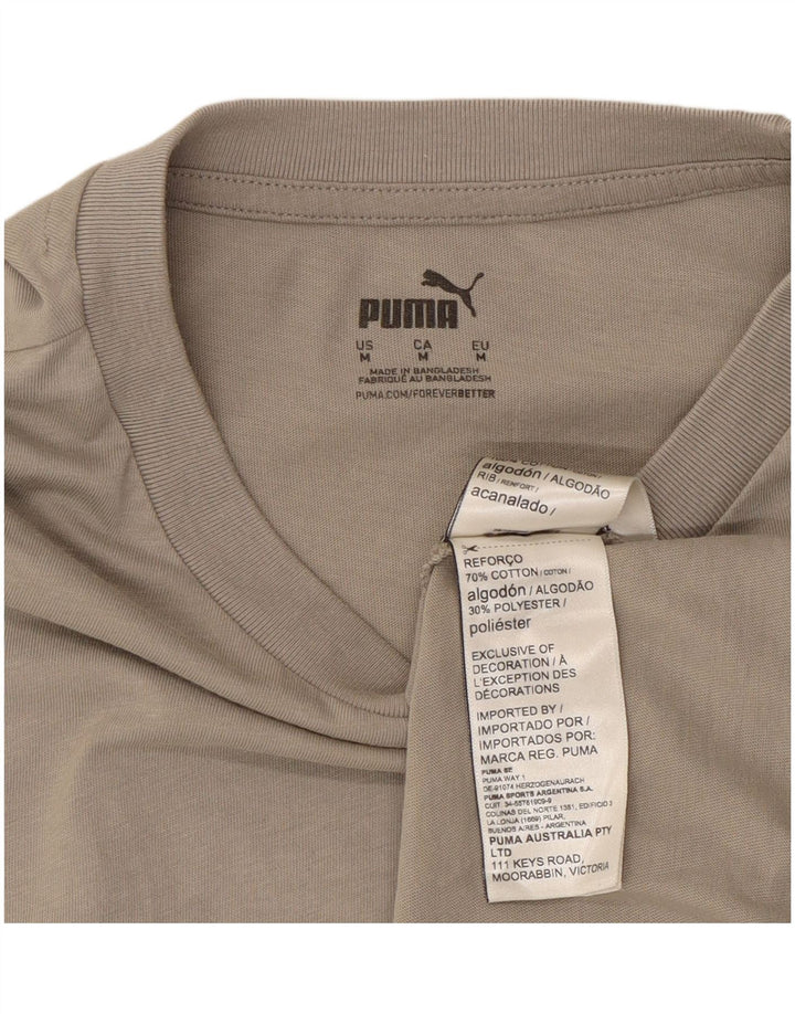 Puma T-Shirt Graphic Homme Gris Moyen Coton