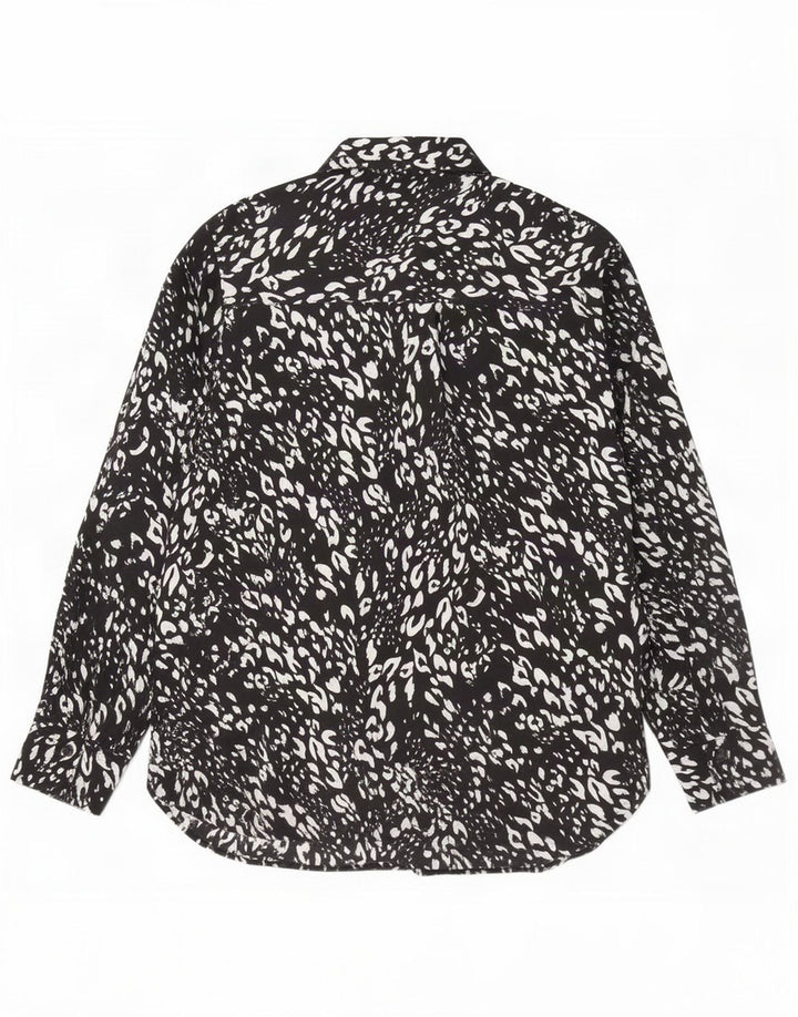 Marks & Spencer Chemisier pour femme UK 12 Medium Noir Imprimé animal