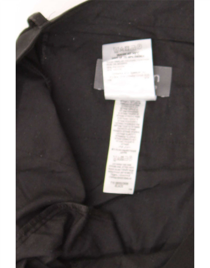 Marks & Spencer Pantalon de Costume Droit Homme W39 L31 Noir Polyester