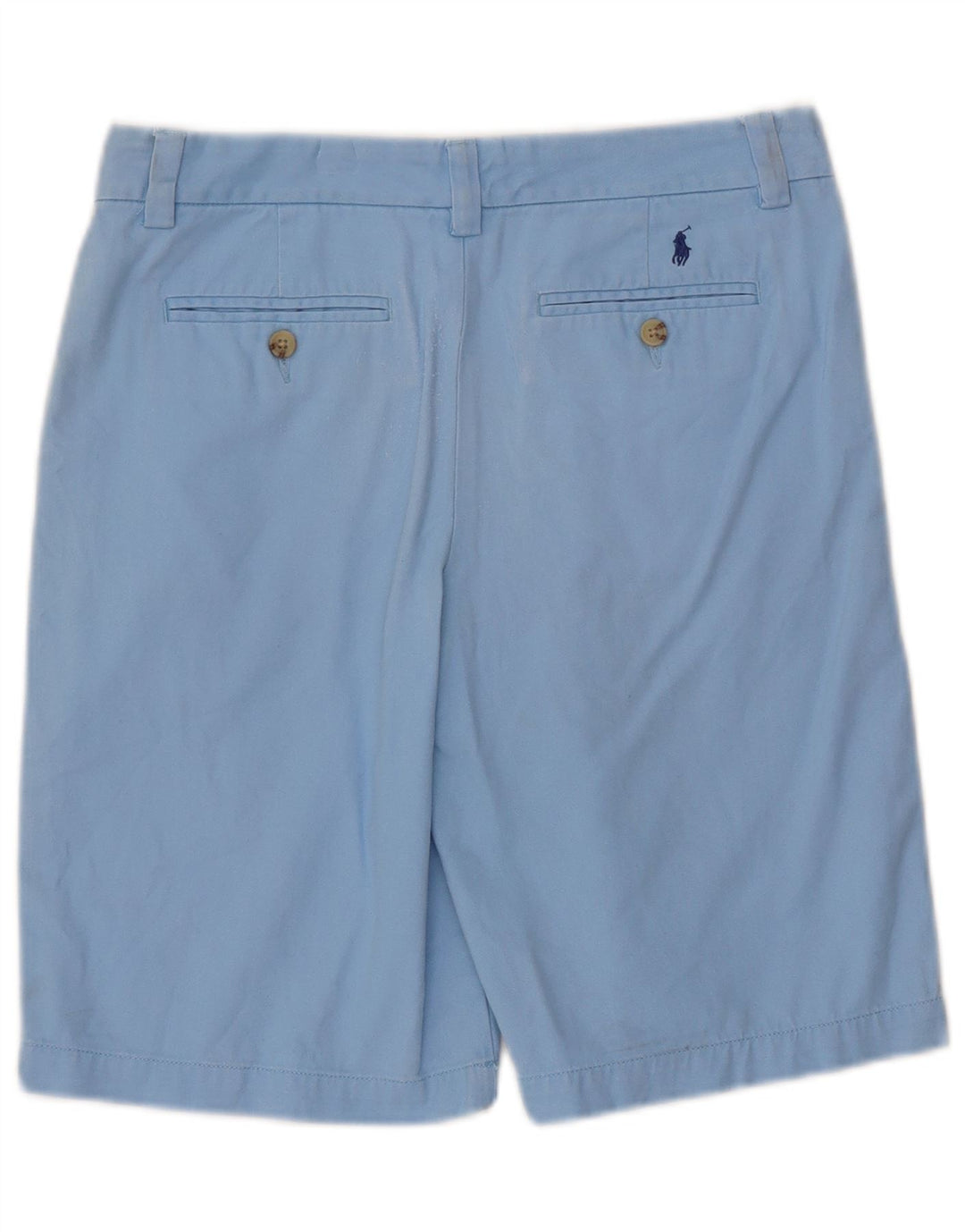 POLO RALPH LAUREN Short Chino Garçon 15-16 ans W30 Bleu Coton