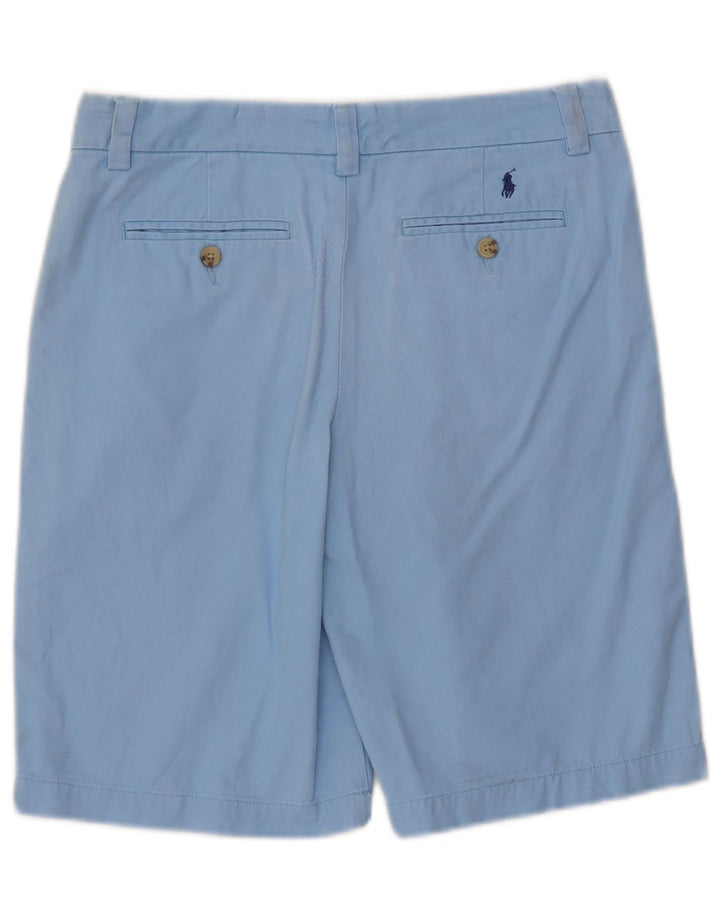 POLO RALPH LAUREN Short Chino Garçon 15-16 ans W30 Bleu Coton