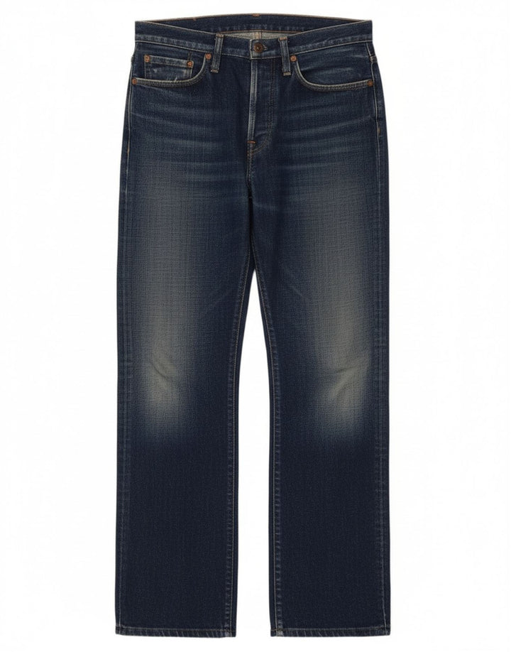 Replay Jean droit femme W29 L32 bleu marine coton